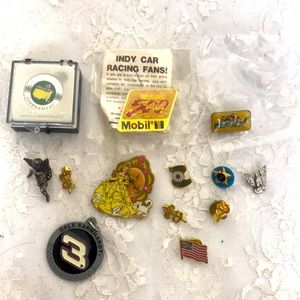 Lot of Tack Pins & Tiny Vintage Pins & Do Dads